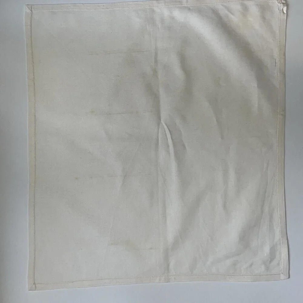 🤍✨ Off-White Cotton Fabric Napkins | Set of 4
